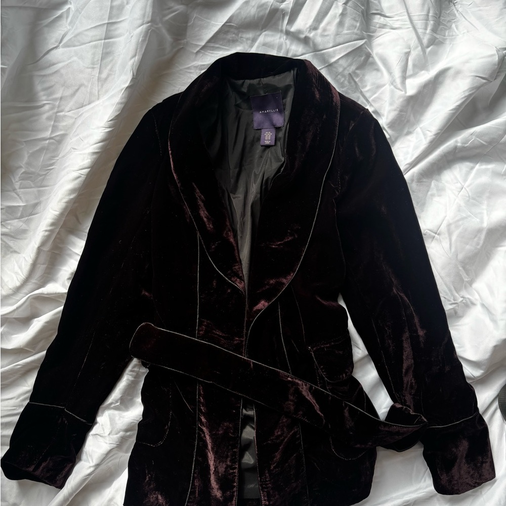 Amaryllis Velvet Dark Purple Jacket
